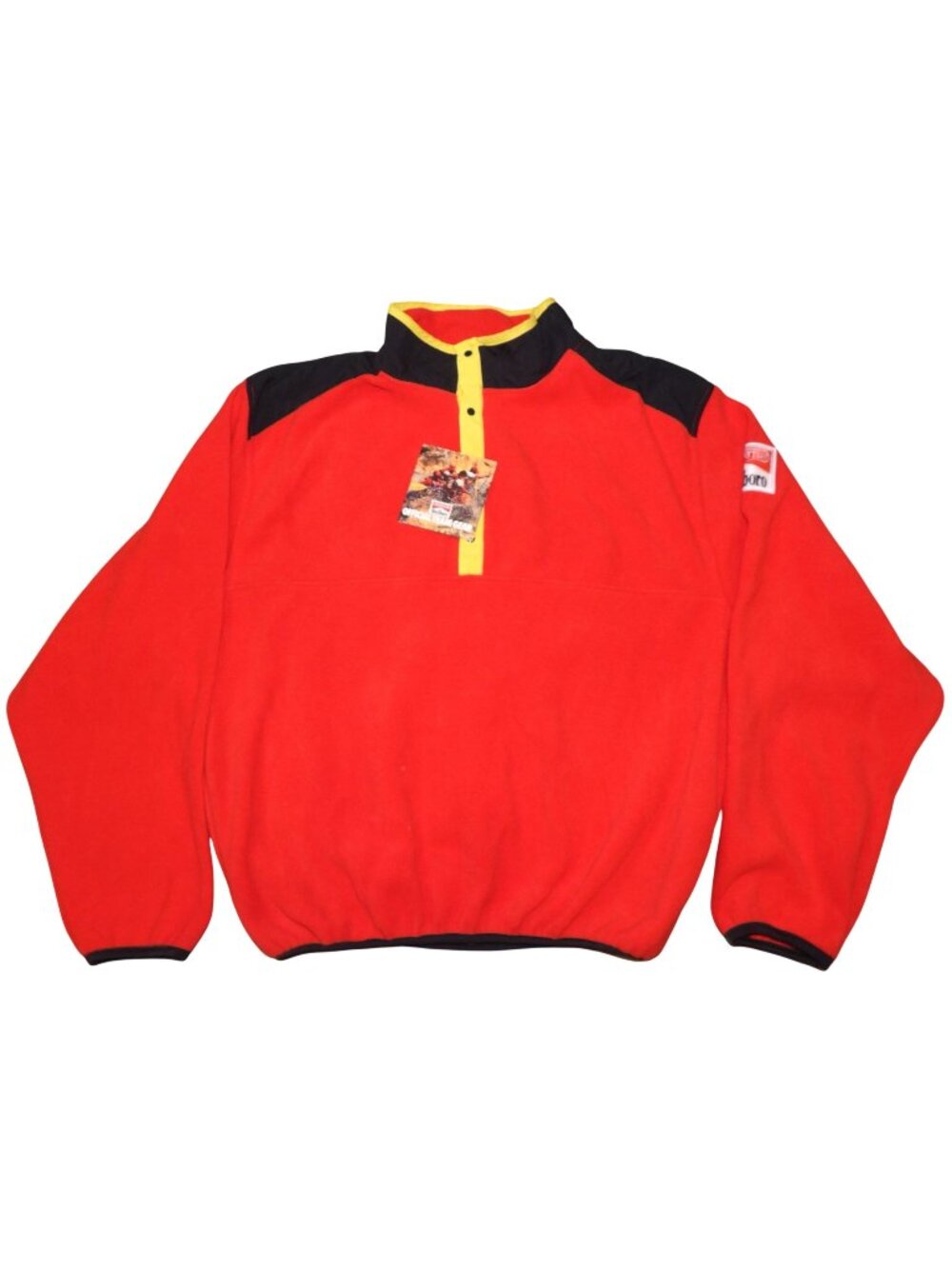 NWT Vintage 1992 Marlboro Adventure Team Gear Fleece Pullover Adult Large